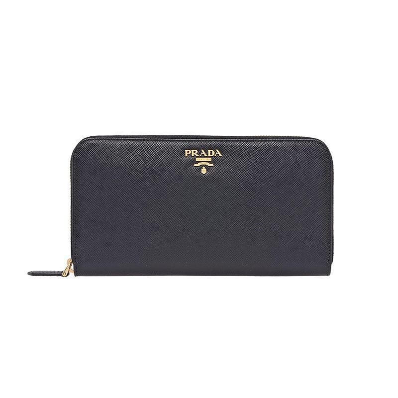 PRADA(プラダ) サフィアーノレザー 財布 ブラック