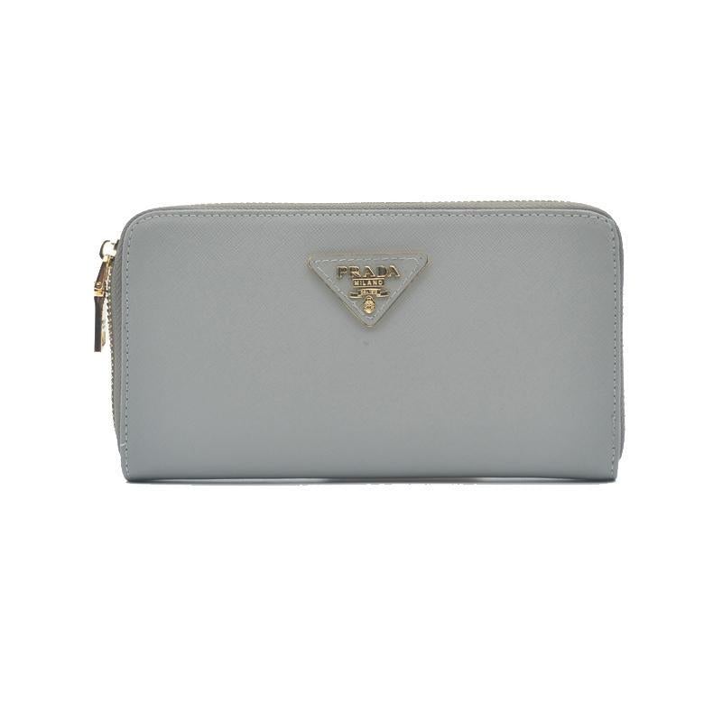 PRADA(プラダ) サフィアーノレザー 財布 グレー