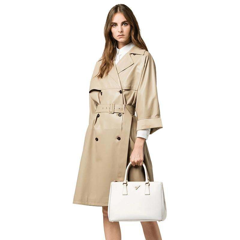 PRADA(プラダ) ガレリア ミディアム バッグ ホワイト