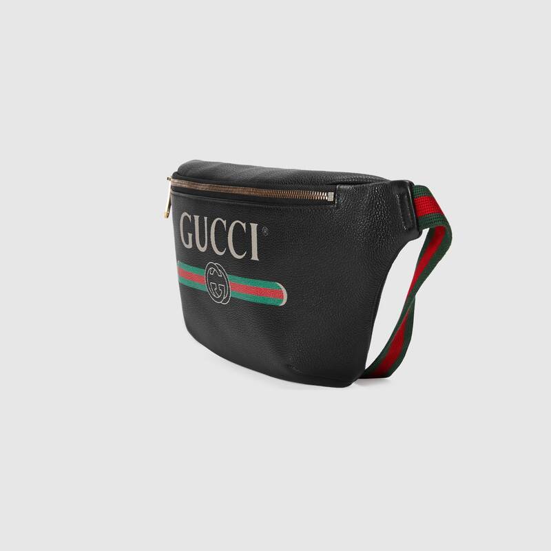 GUCCI(グッチ) 〔グッチ プリント〕レザー ベルトバッグ