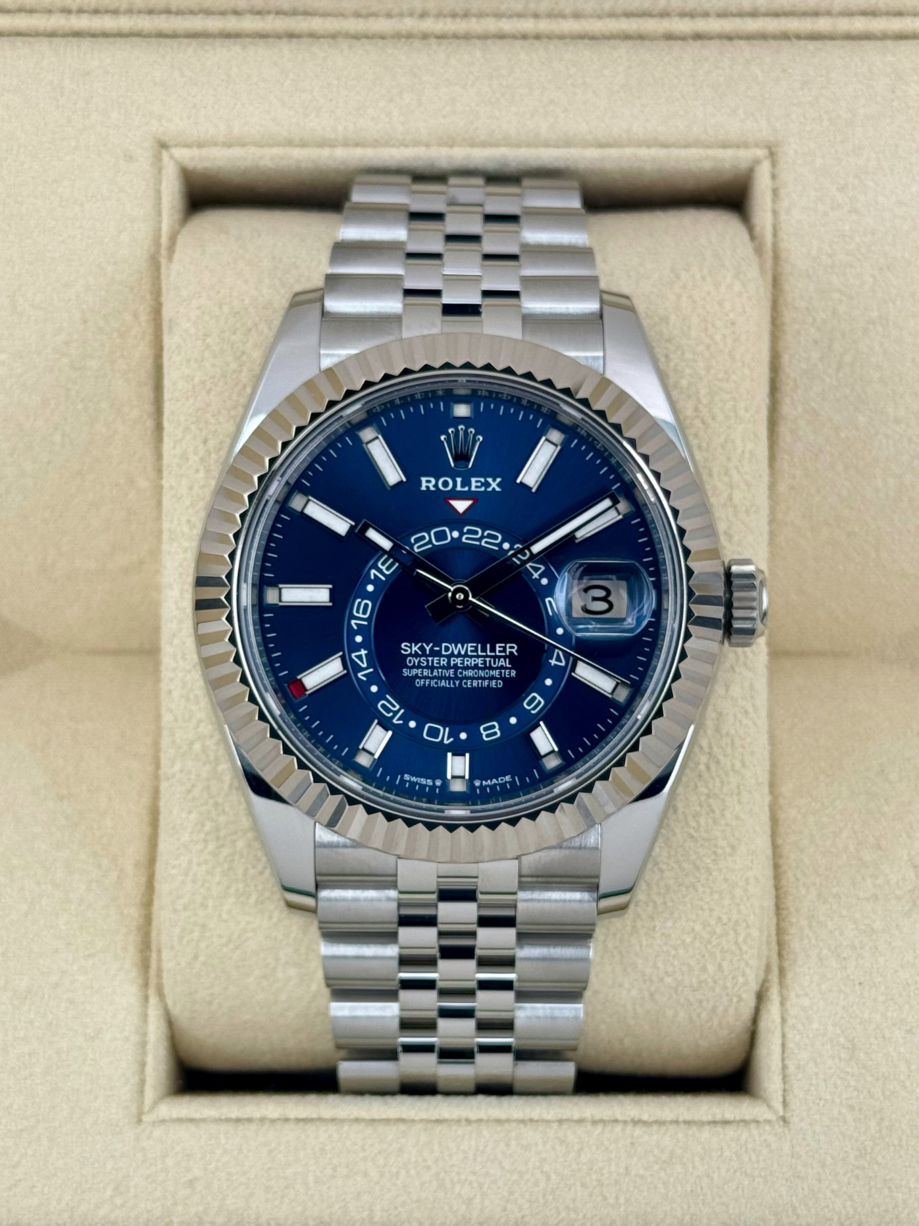 NEW 2024 ロレックス スカイドゥエラー 42mm 336934 ジュビリーブルーダイヤル