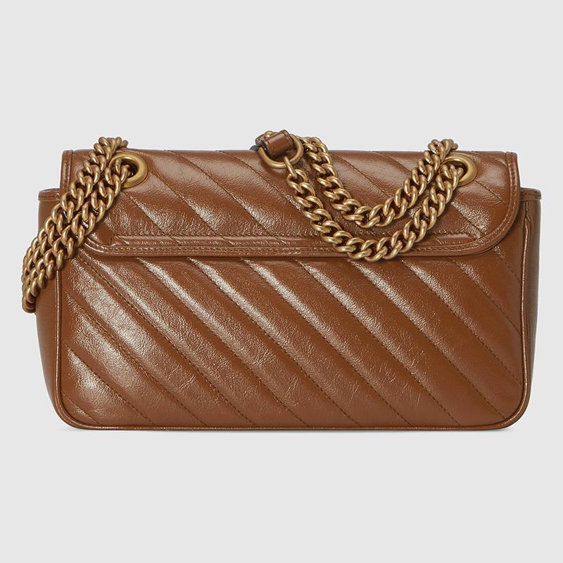 GUCCI(グッチ) 〔GGマーモント〕キルティング スモール ショルダーバッグ