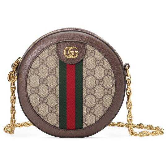 GUCCI(グッチ)〔オフィディア〕GG ミニ ラウンド ショルダーバッグ