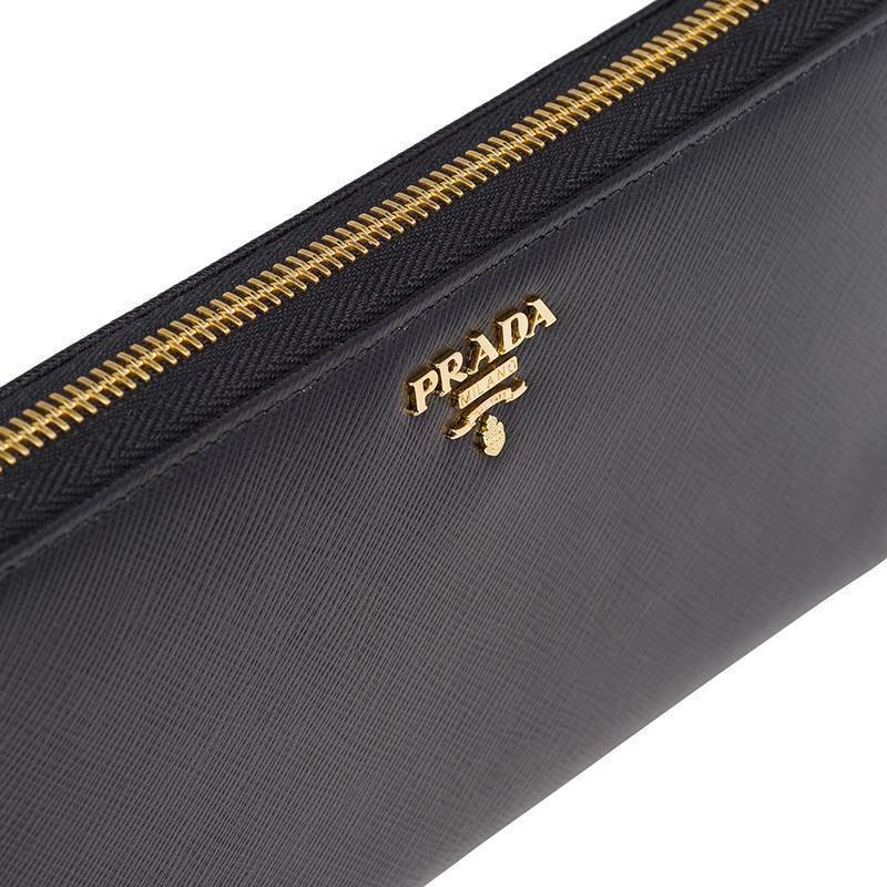 PRADA(プラダ) サフィアーノレザー 財布 ブラック
