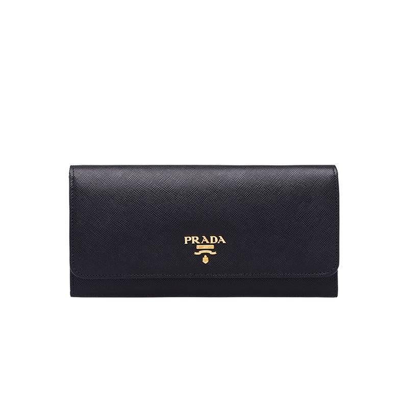 PRADA(プラダ) サフィアーノレザー 財布 ブラック