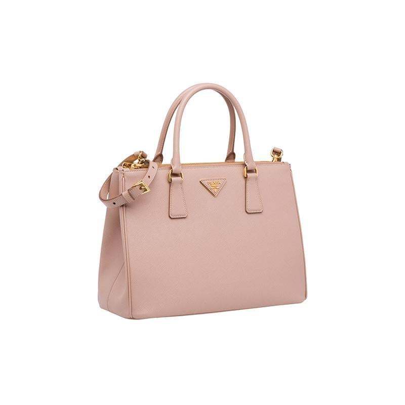 PRADA(プラダ) ガレリア ミディアム バッグ ライトピンク