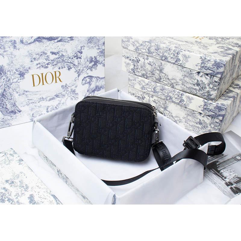 Dior(ディオール) ディオール オブリーク メッセンジャーバッグ ノワール