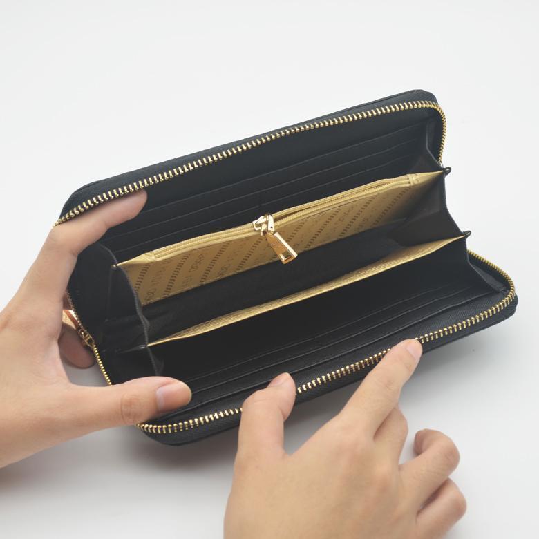 PRADA(プラダ) サフィアーノレザー 財布 ブラック