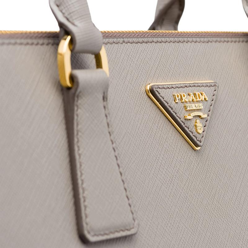 PRADA(プラダ) ガレリア ミディアム バッグ グレー
