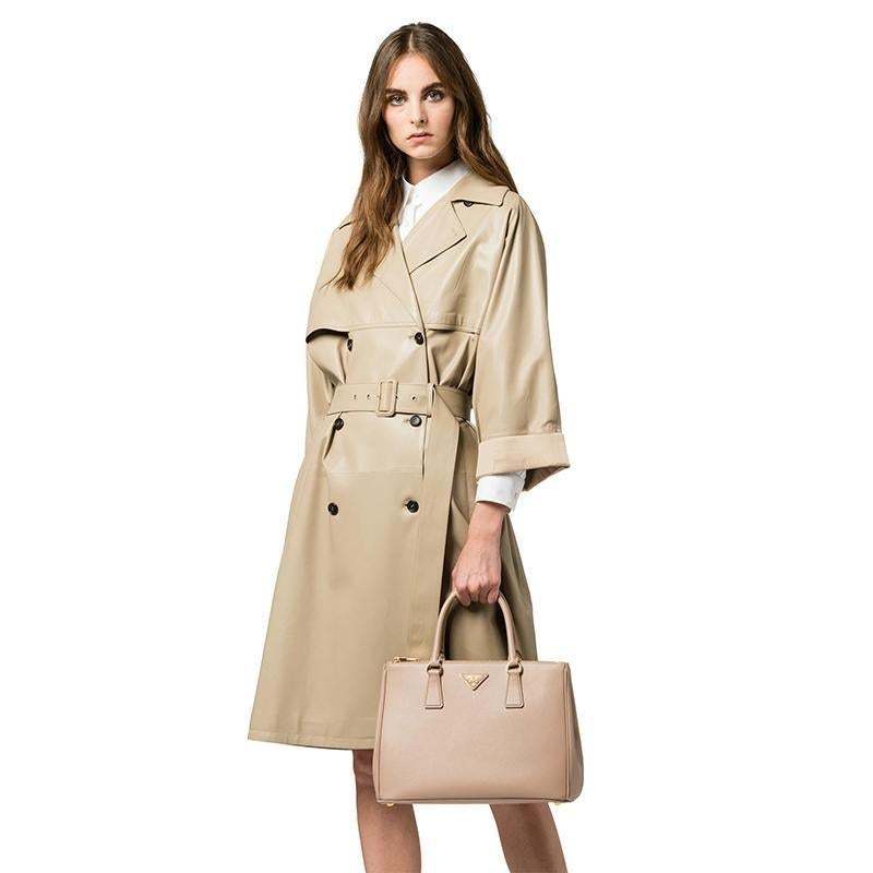 PRADA(プラダ) ガレリア ミディアム バッグ グレー