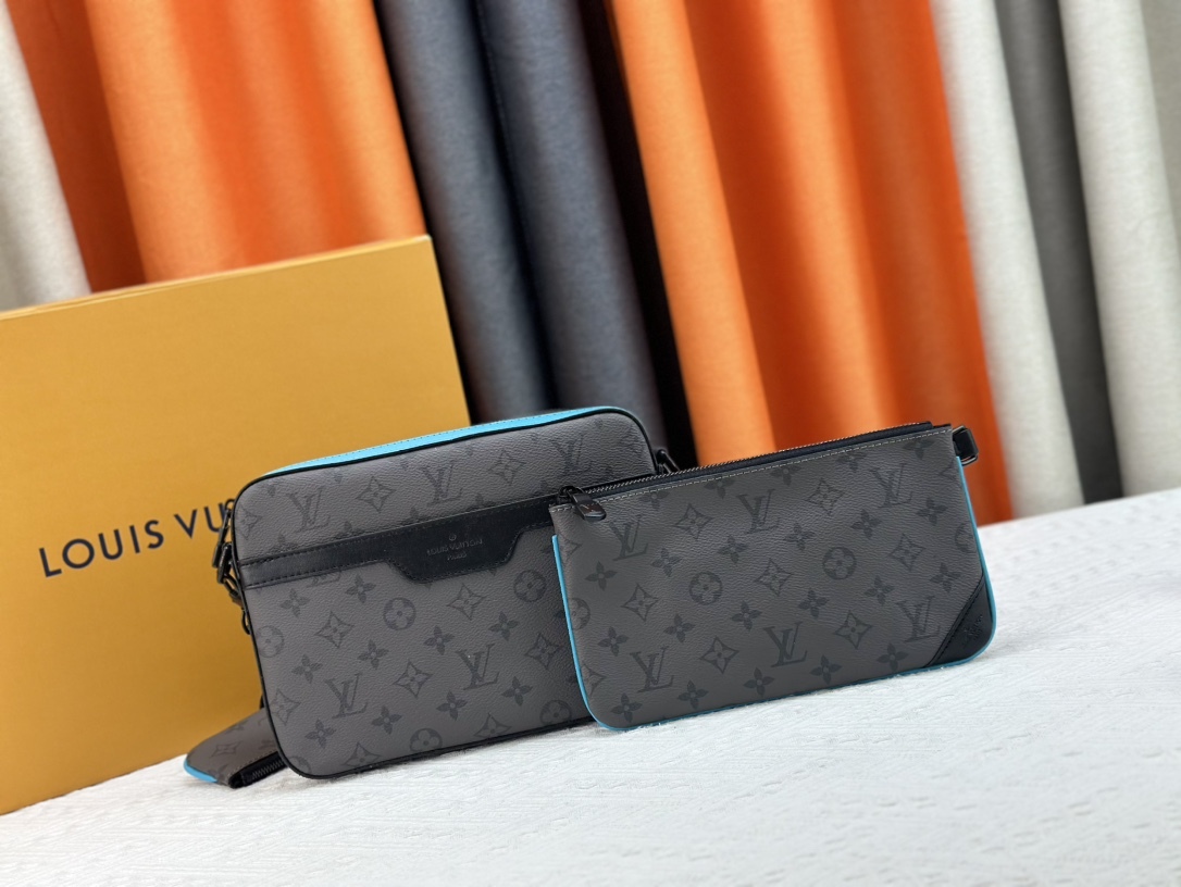 このルイヴィトンの男性用ポストマンバッグ 3 点セットシリーズは、P130、M69443、M11648 及び 11645 新版本のアイテムから構成されており、魅力的なデザインと機能性を備えています。