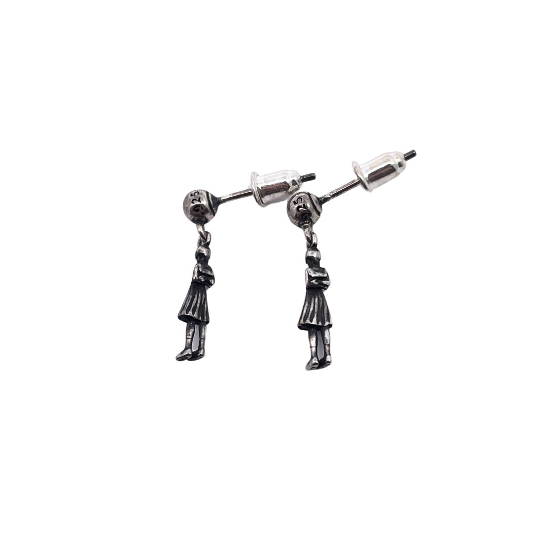 Chrome Hearts（クロム・ハーツ）の Foti スカルレディーイヤリング