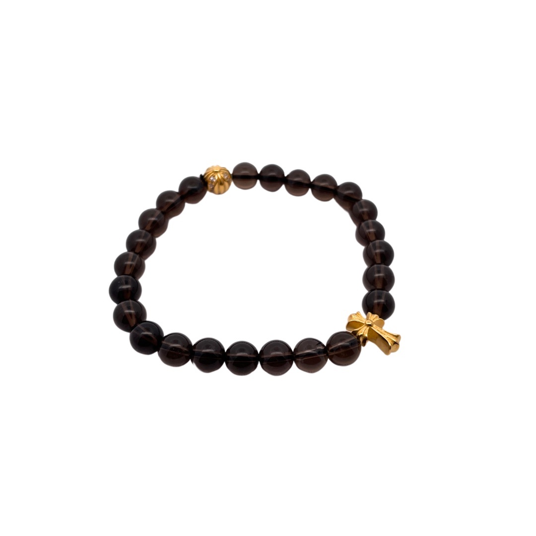 Chrome Hearts（クロム・ハーツ）のクリスタルバーム クリスタルビーズのハンドブレスレット