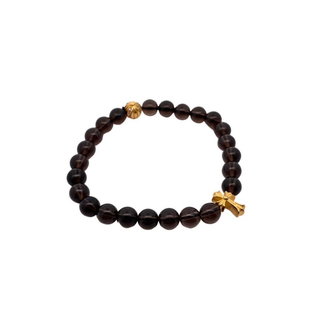 Chrome Hearts（クロム・ハーツ）のクリスタルバーム クリスタルビーズのハンドブレスレット