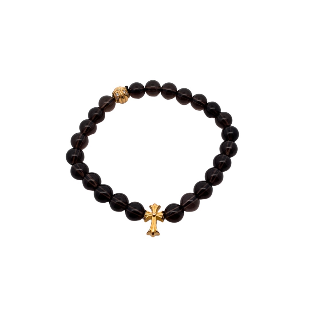 Chrome Hearts（クロム・ハーツ）のクリスタルバーム クリスタルビーズのハンドブレスレット