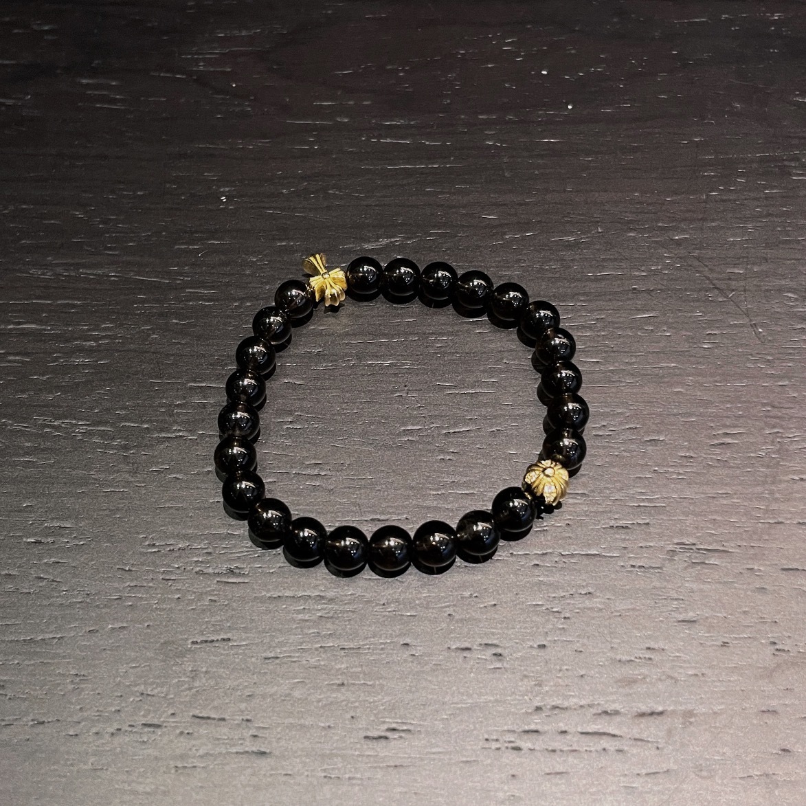 Chrome Hearts（クロム・ハーツ）のクリスタルバーム クリスタルビーズのハンドブレスレット