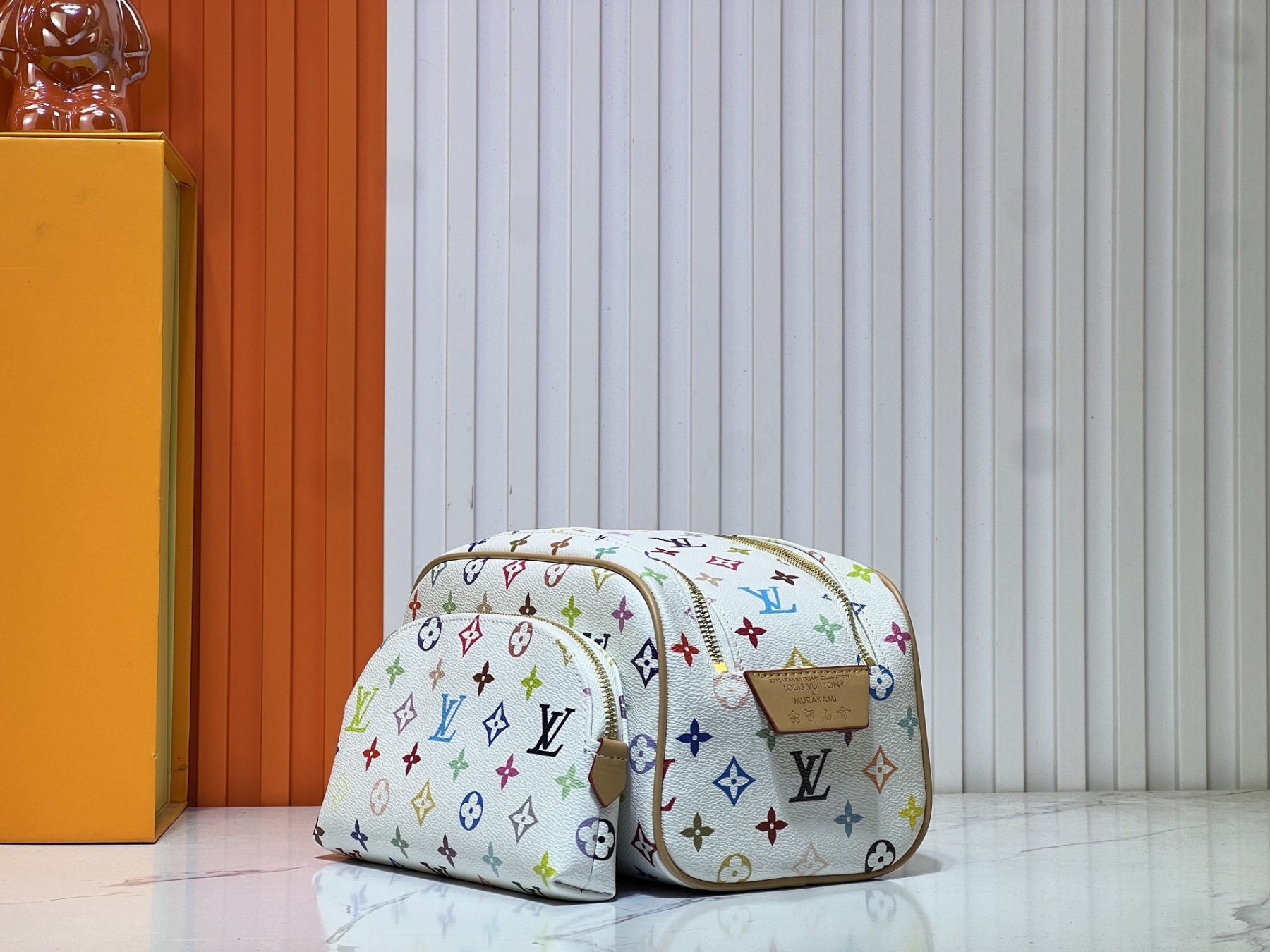 アップグレード オリジナル 2 ピース セット 村上隆白三彩 M47528 M13669。