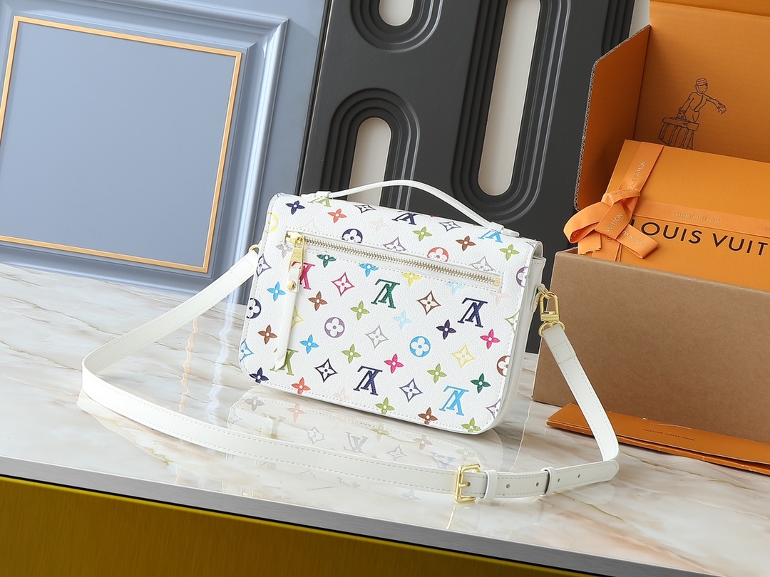 アップグレード オリジナル版 M40780 M41487 村上隆とのコラボレーション モデルの POCHETTE MÉTIS ハンドバッグ