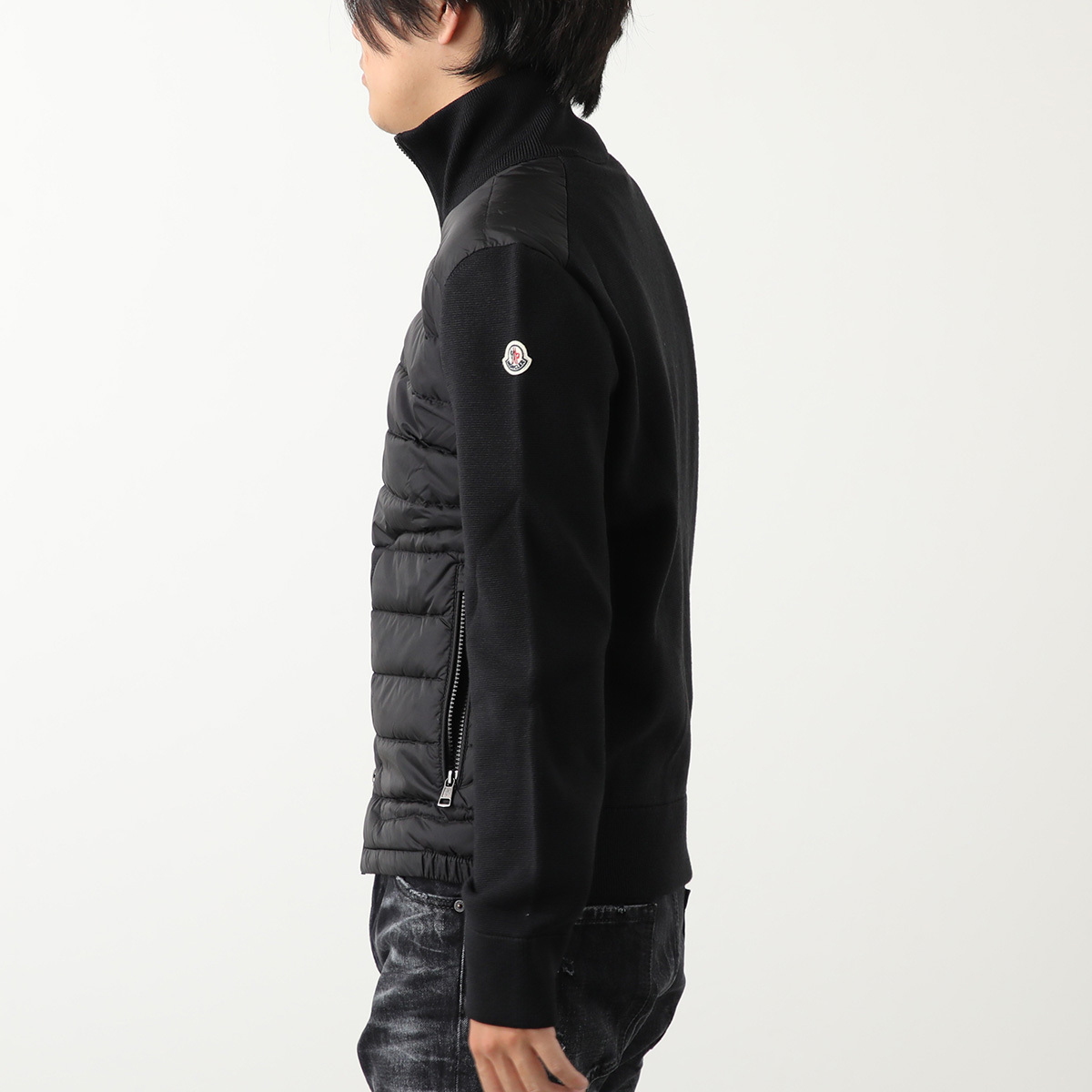 MONCLER ダウンジャケット 9B50700 A9341 ニットブルゾン
