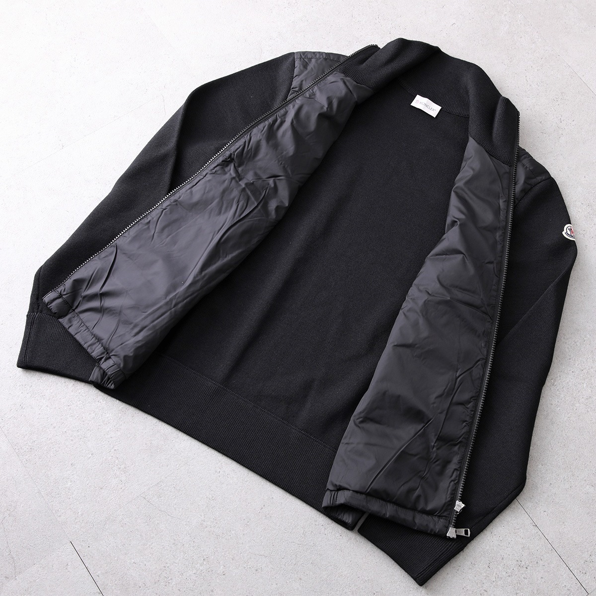 MONCLER ダウンジャケット 9B50700 A9341 ニットブルゾン