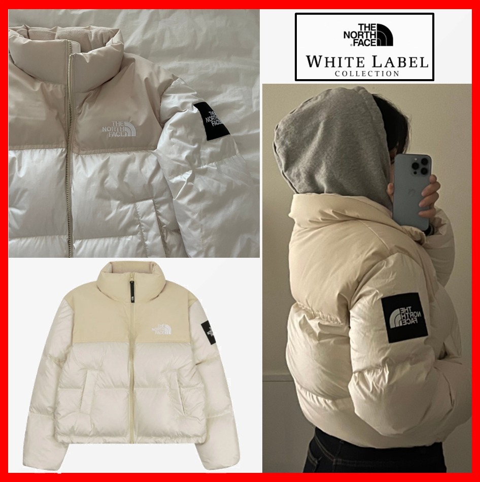 [ノースフェイス]☆W'S NOVELTY NUPTSE ダウンジャケット☆CREAM