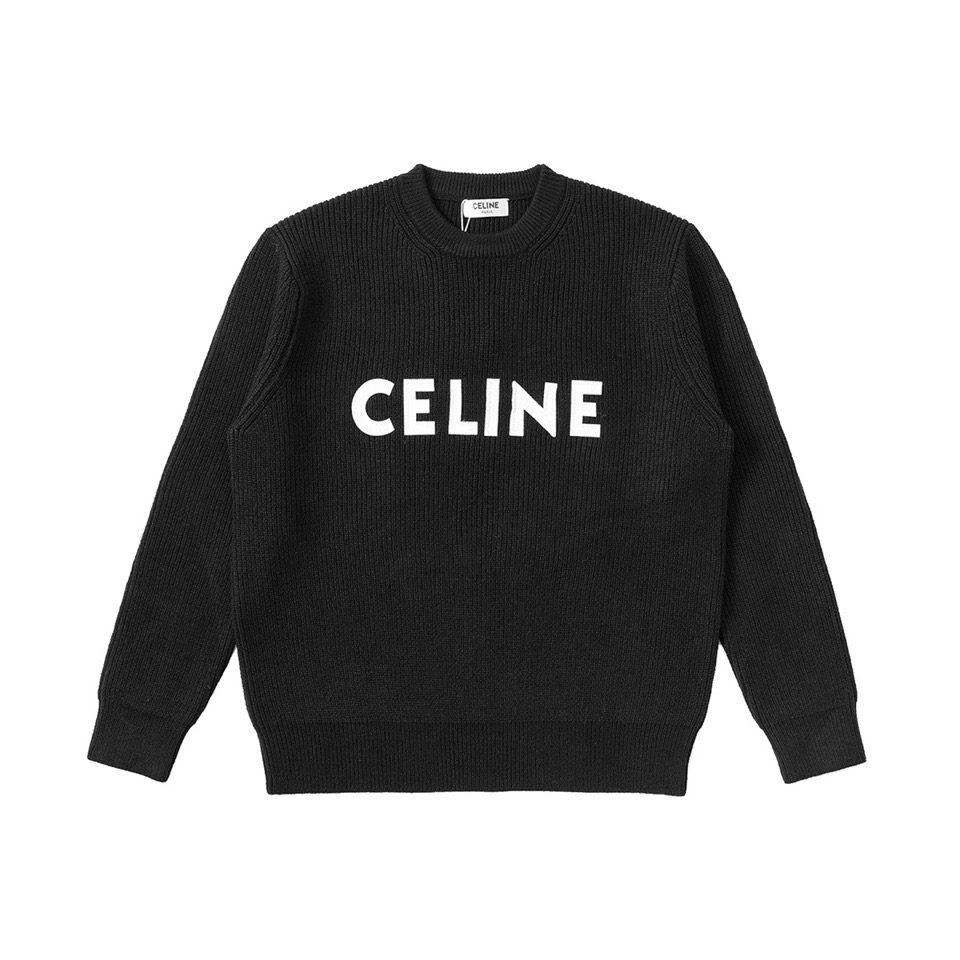 CELINE 丸首のセーター