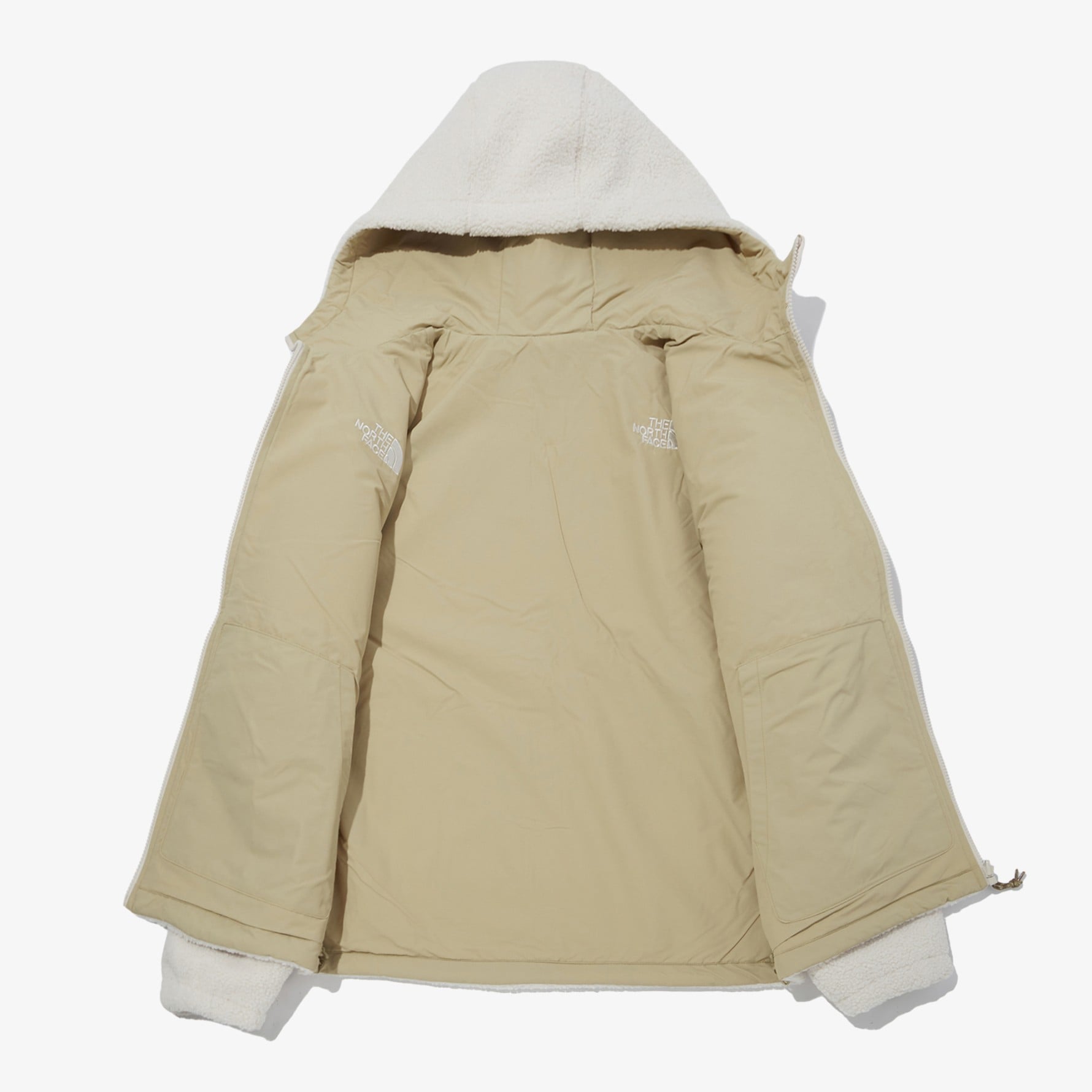 ★★★THE NORTH FACE★★★ DIXIE RVS FLEECE HOODIE NJ4FM70 リバーシブル フリース ダウン ジャケット フード レディース メンズ 韓国 2WAY 裏表 ショート ミドル 丈 かわいい 新作