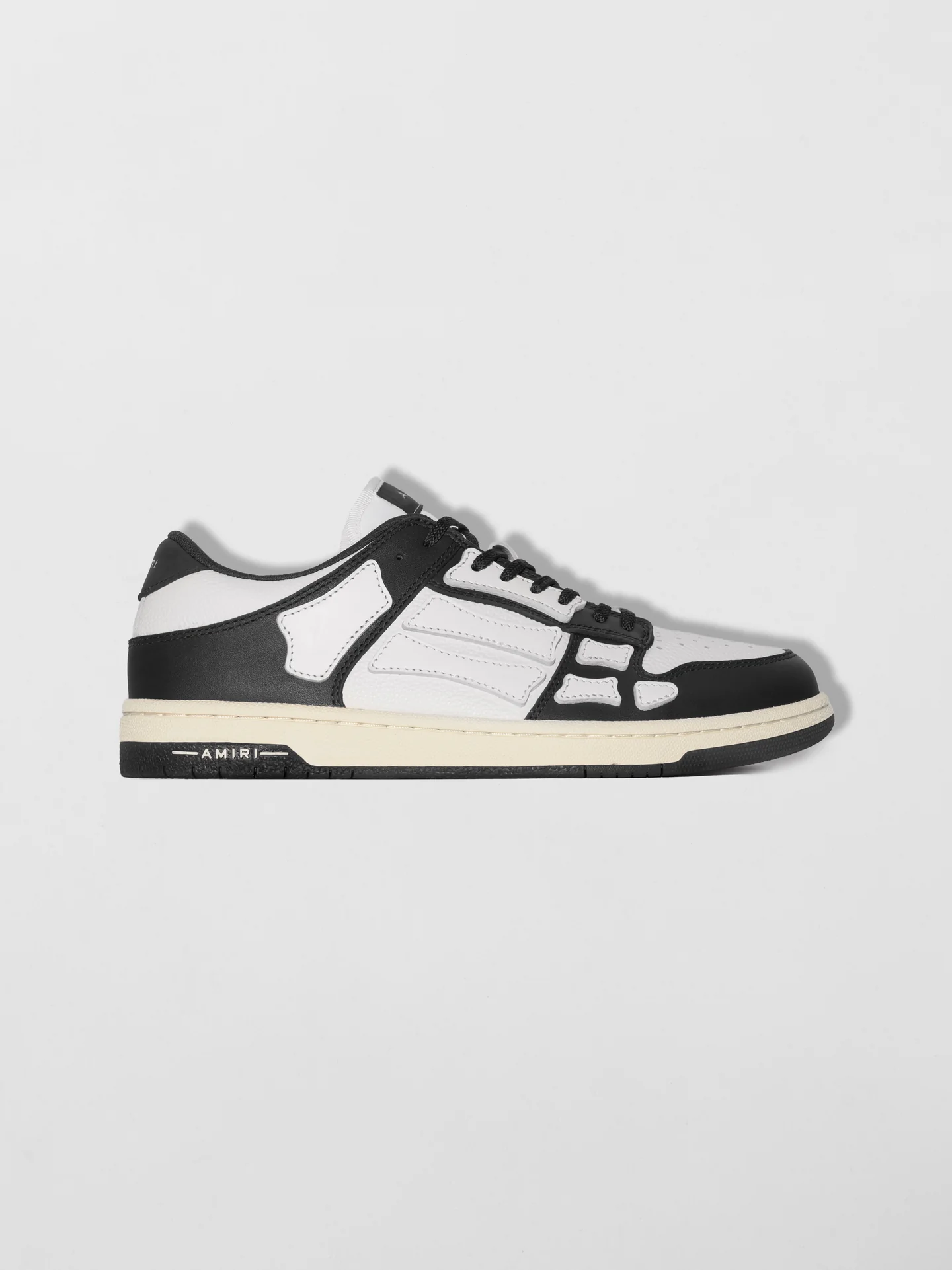 AMIRI SKEL TOP LOW  BLACK / WHITE
