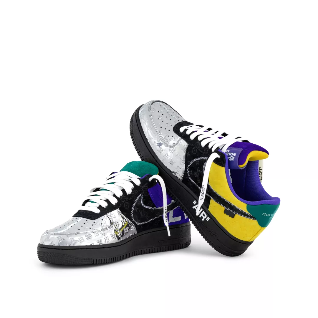 【新商品発売】【今年の新商品】LOUIS VUITTON NIKE AIR FORCE 1 LOW BY VIRGIL ABLOH BLAC
