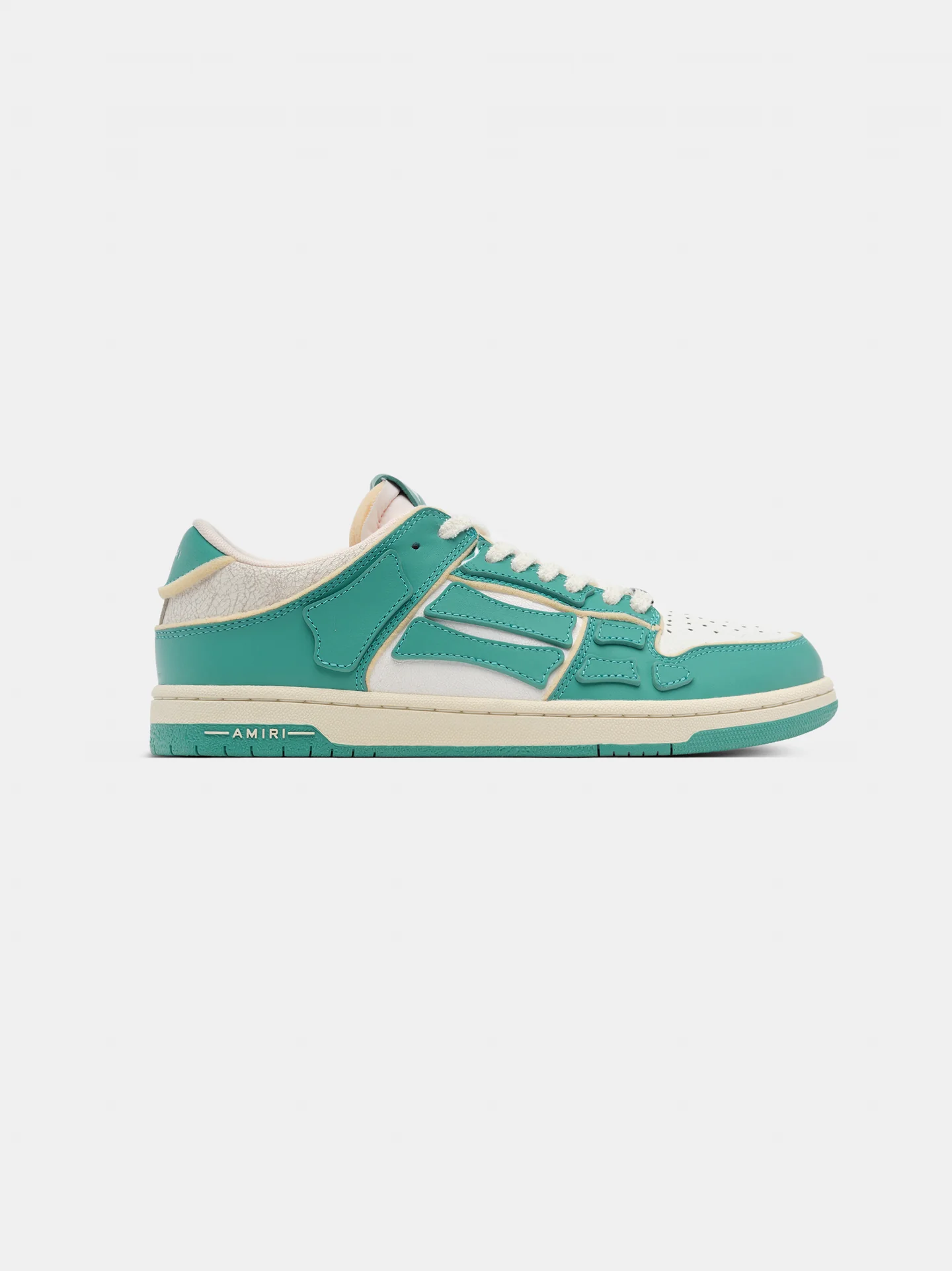AMIRI COLLEGIATE SKEL TOP LOW SEA BLUE WHITE