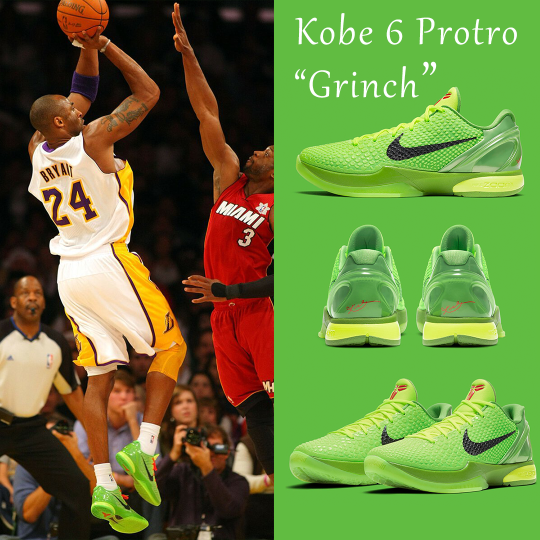 Nike Kobe 6 Protro “Grinch”