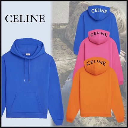 【CELINE】新作 コットンフリース ルーズパーカー