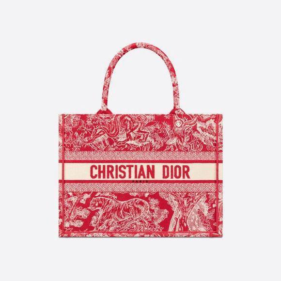 BOOK TOTE スモールバッグ トワル ドゥ ジュイ リバース エンブロイダリー