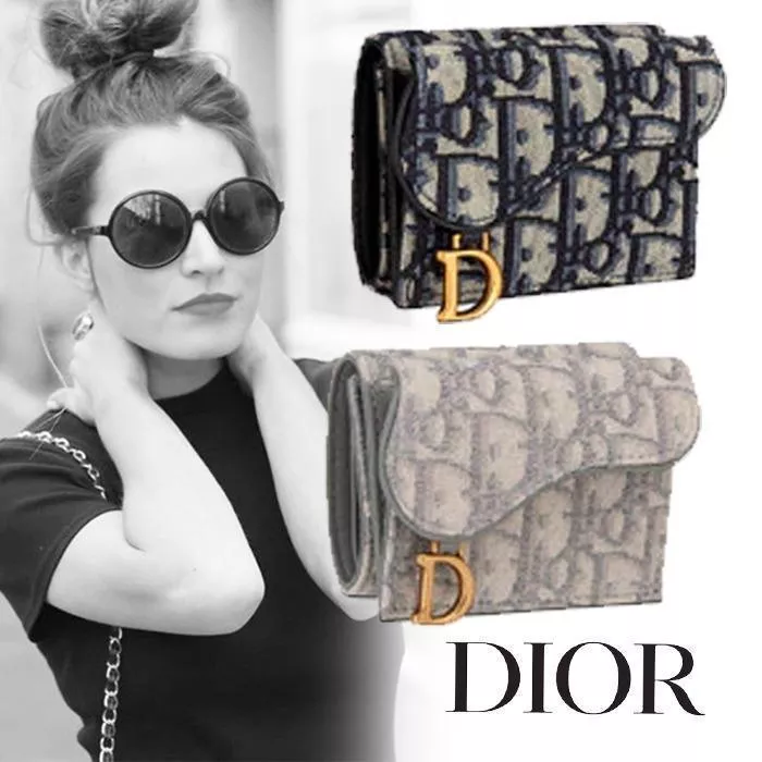 【Dior】国内発送 ディオール SADDLE コンパクトウォレット 財布