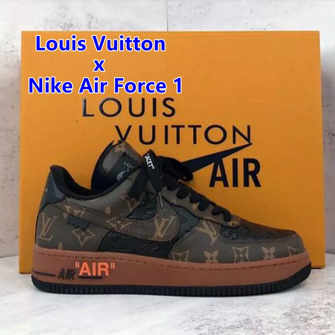 SS-22 LOUIS VUITTON X NIKE AIR FORCE 1 SNEAKERS【本物保証】【代金引換】