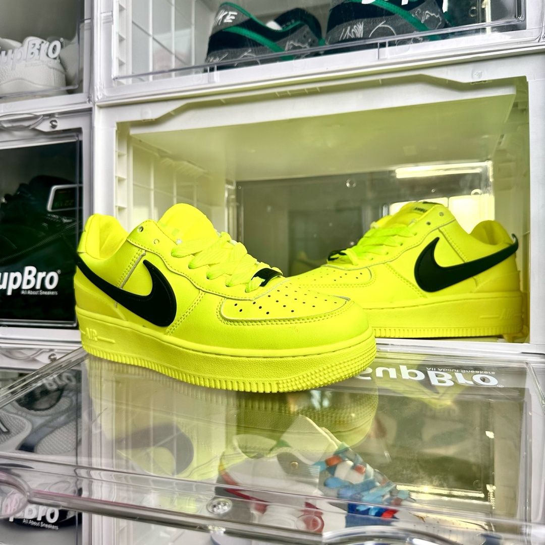 Nike Air Force 1 Big hook Fluorescent Green