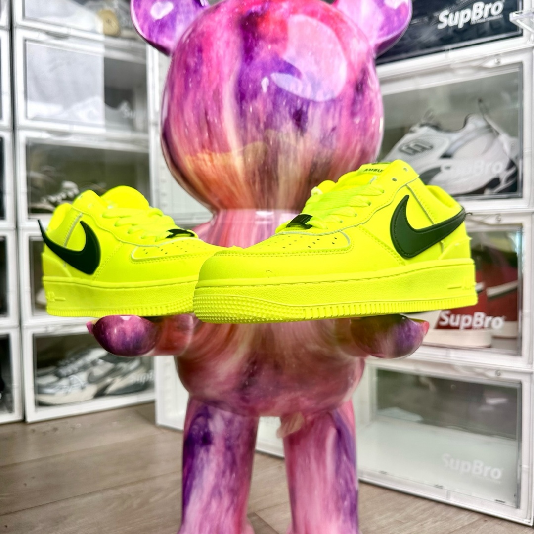 Nike Air Force 1 Big hook Fluorescent Green