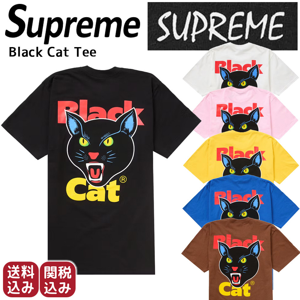 Supreme★Black Cat Tee ブラックキャット 半袖 Tシャツ