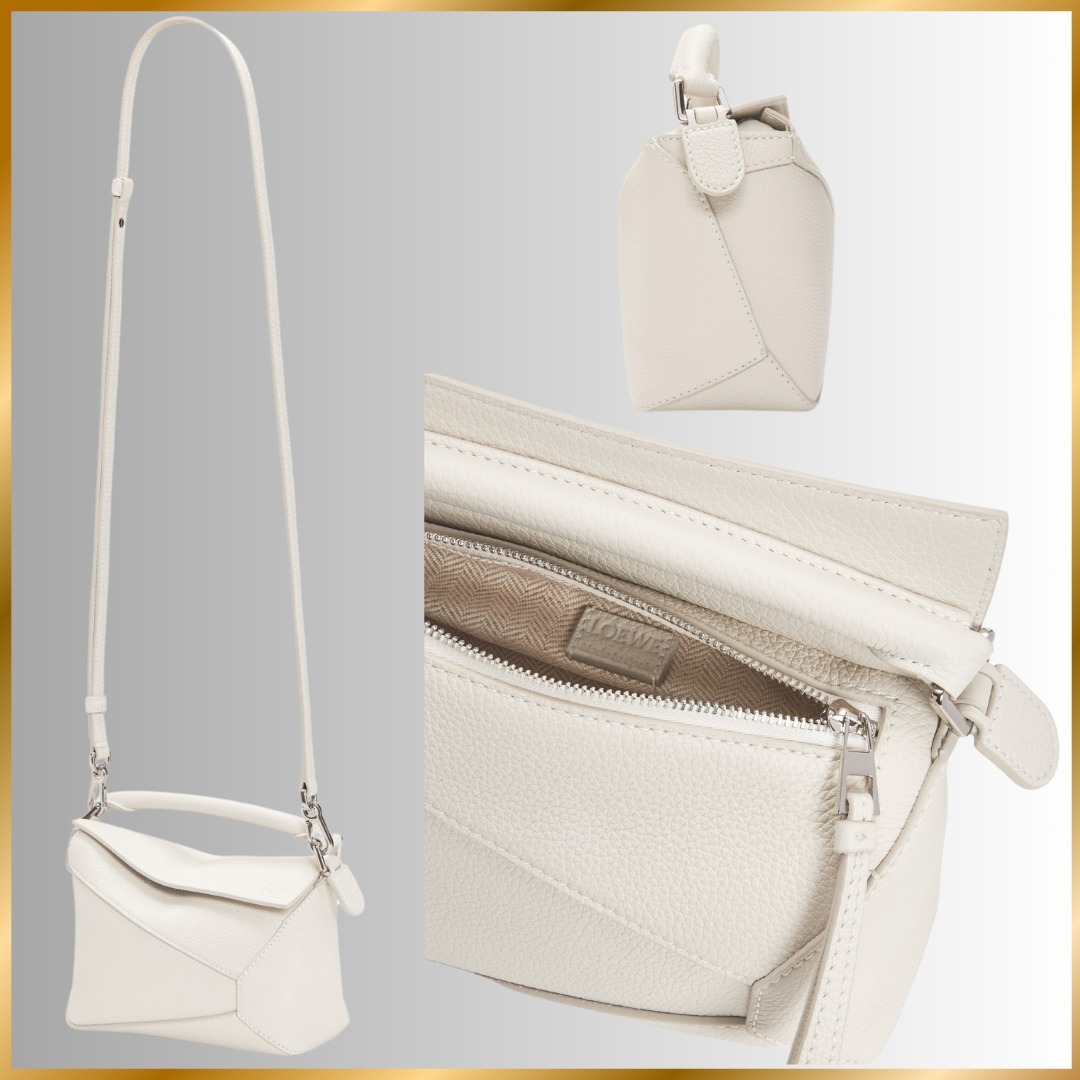 関税送料込国内発送★LOEWEパズルバッグ ミニ（ソフトグレインカーフ）