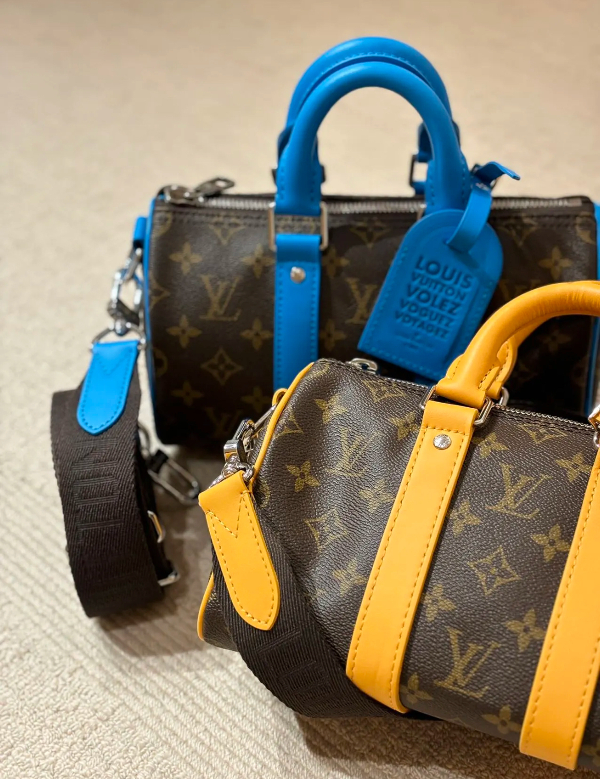 【色鮮やか☆】Louis Vuitton キーポル・バンドリエール 25