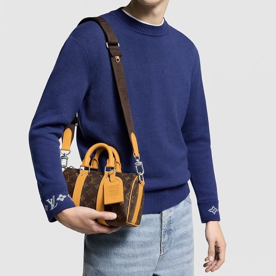 【色鮮やか☆】Louis Vuitton キーポル・バンドリエール 25