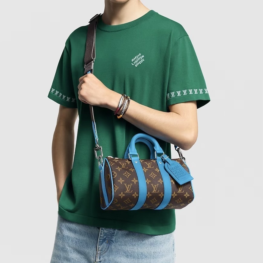 【色鮮やか☆】Louis Vuitton キーポル・バンドリエール 25