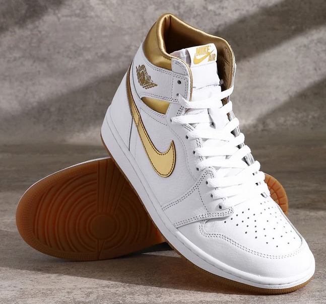NIKE エアジョーダン Jordan AJ 1 メタリックゴールド 22-28㎝
