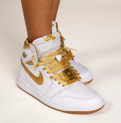 NIKE エアジョーダン Jordan AJ 1 メタリックゴールド 22-28㎝