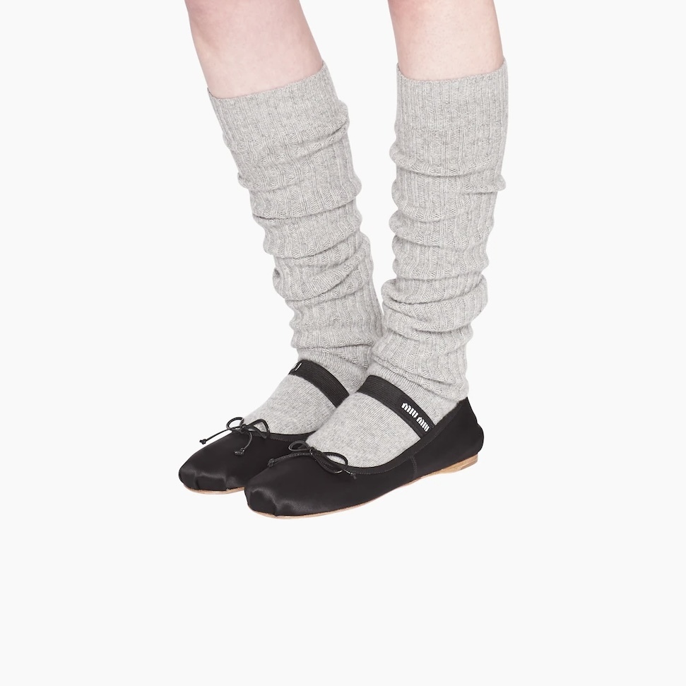 MiuMiu＊Satin ballerinas サテンバレエフラット＊送料込