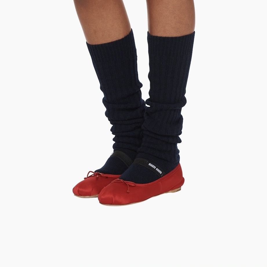 MiuMiu＊Satin ballerinas サテンバレエフラット＊送料込