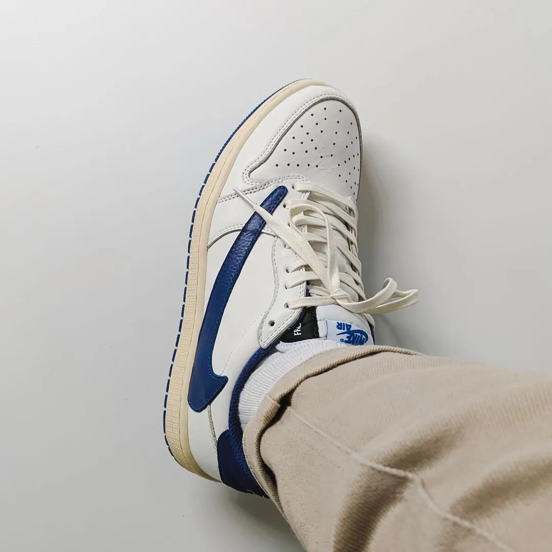 💥🔥2025年【日本限定・先行発売】【新商品発売】❤️A Second fragment x Travis Scott x Air Jordan 1 Low OG Rumored 【本物保証】【代金引換】