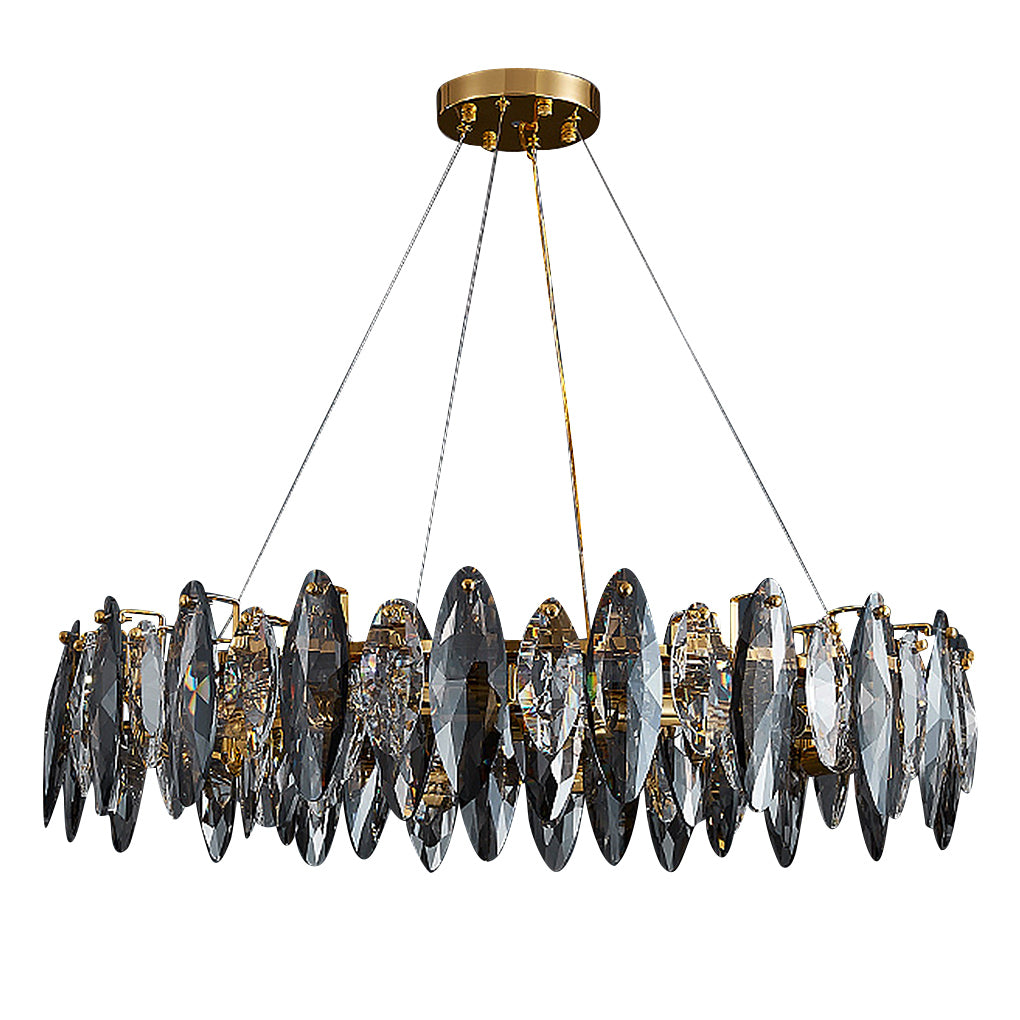 Postmodern Personality Creative Crystal Chandelier with Three-color LED-Lighom