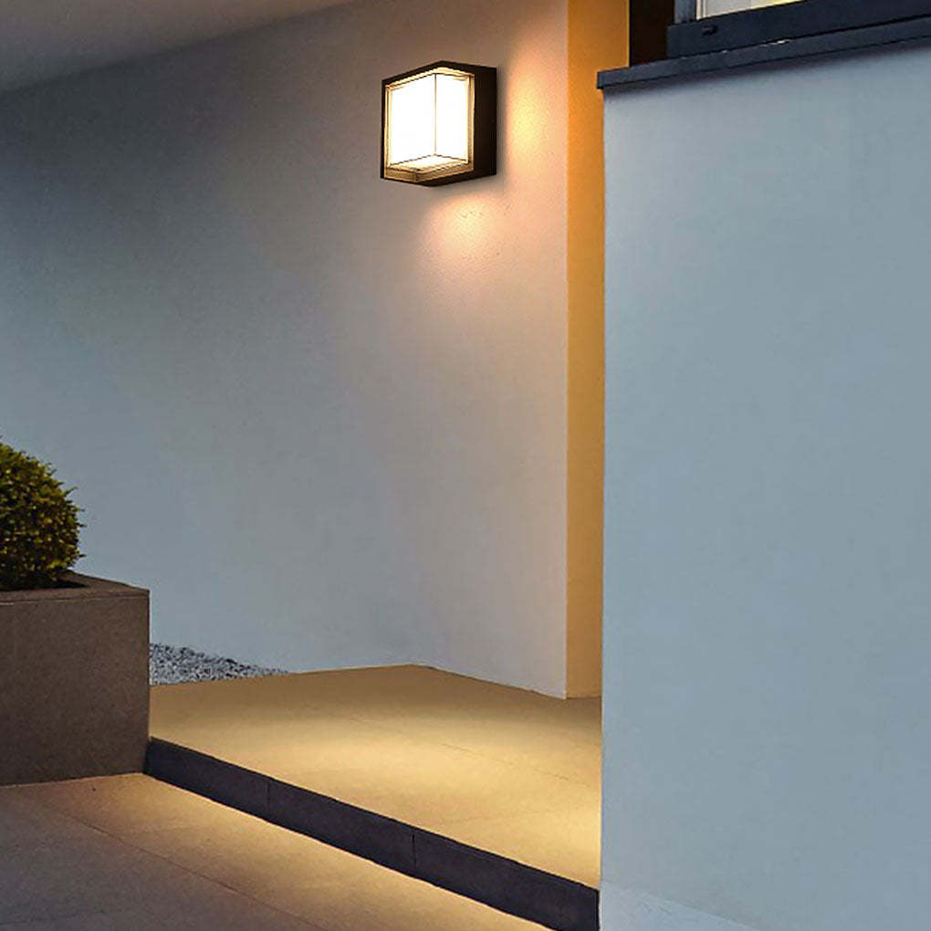 Modern Outdoor Wall Lights Round & Square Waterproof Designs for Gardens & Villas-Lighom