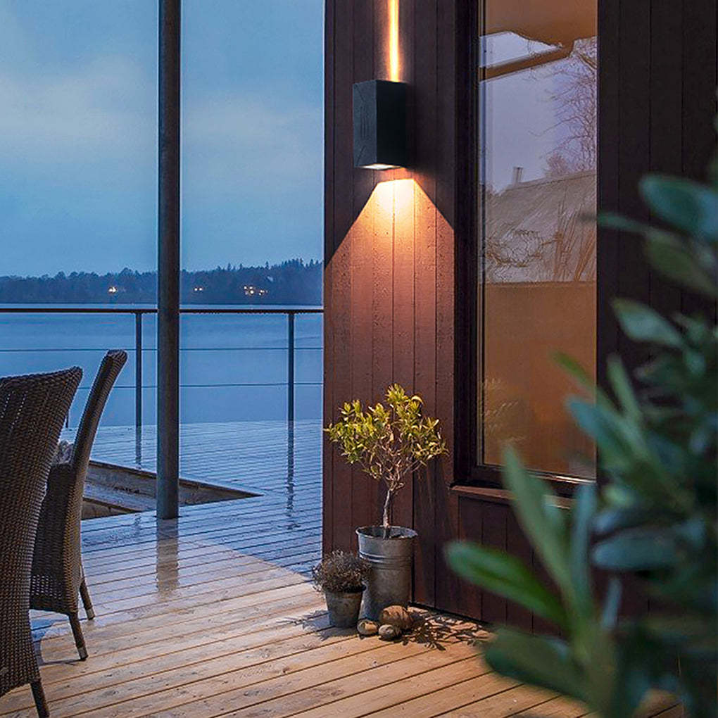 Waterproof Outdoor Up and Down Lights LED Wall Lamp for Villa Balcony Garden-Lighom